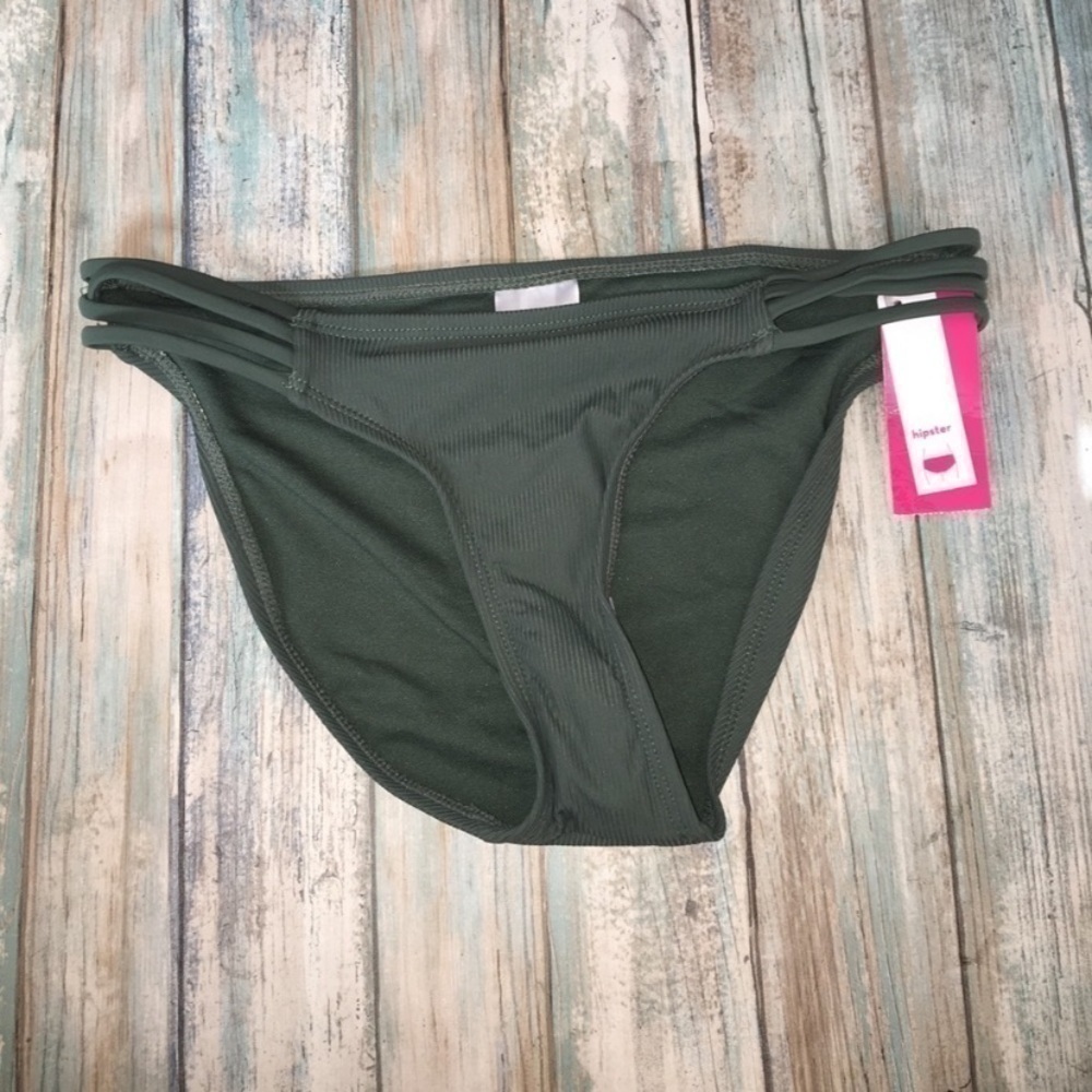 NWT Xhilaration Green Hipster Bikini Bottoms